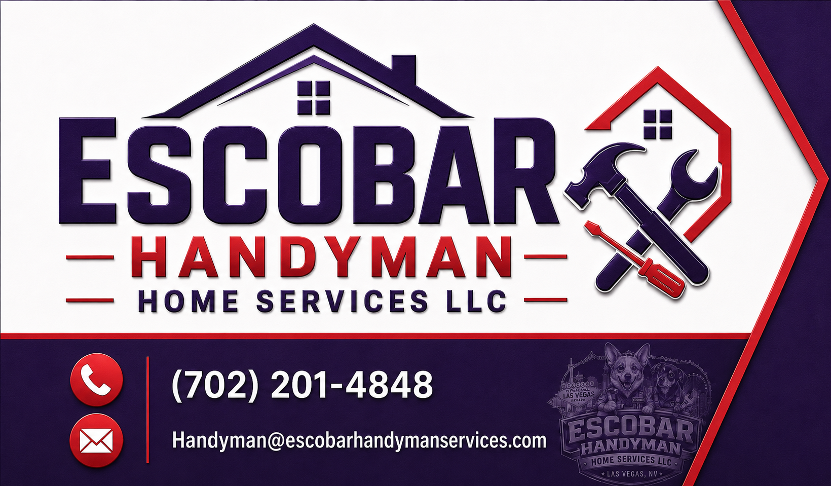Escobar Handyman Home Services LLC business card